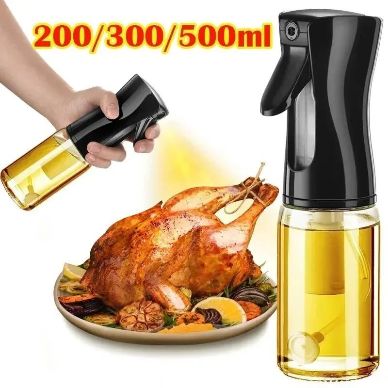 Pulverizador de Aceite 200/300/500ml – Botella Reutilizable para Cocina, Freidora de Aire y Aderezos - Homanage