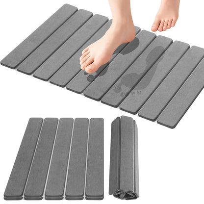 Alfombra de diatomita 39×60 cm plegable – Antideslizante y secado rápido