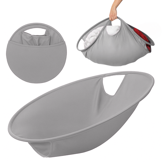Cesta de Lavandería Plegable Redonda – Práctica, Compacta y con Diseño Ergonómico