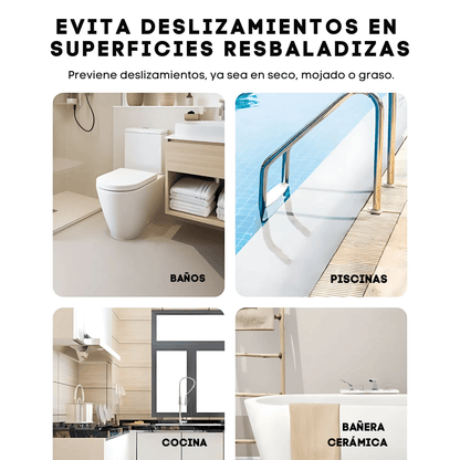 Antideslizante Transparente para Bañeras, Duchas y Piscinas - Homanage