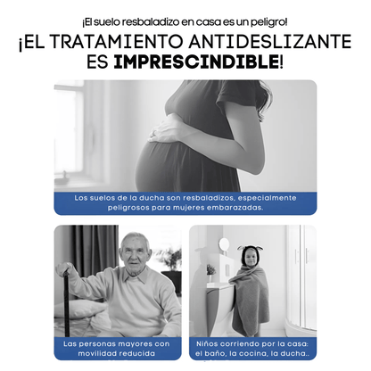 Antideslizante Transparente para Bañeras, Duchas y Piscinas - Homanage
