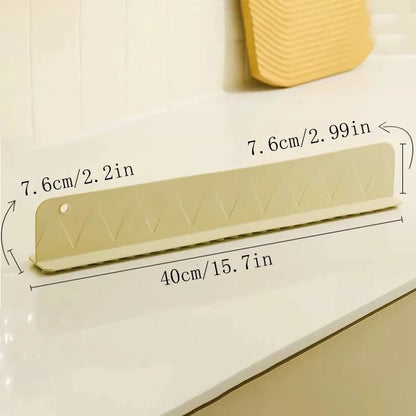 Barrera Antisalpicaduras de Silicona para Fregadero – Con Ventosas, Antideslizante y Adhesiva (1 unidad) - Homanage