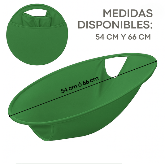 Cesta de Lavandería Plegable Redonda – Práctica, Compacta y con Diseño Ergonómico - Homanage