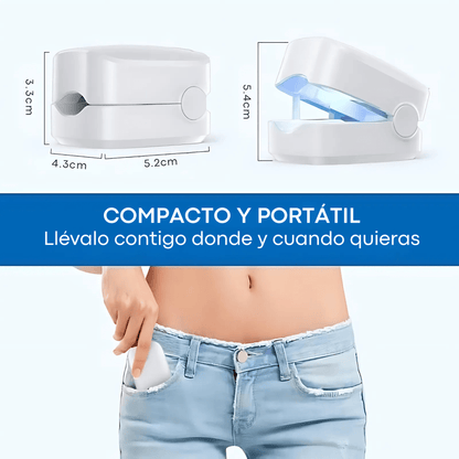Láser para Hongos en Uñas de Pies y Manos | Dispositivo Antifúngico LED e Infrarrojo | Elimina Hongos Rápido, Sin Dolor y en Casa | Portátil, Recargable y Seguro - Homanage