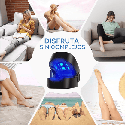 Láser para Hongos en Uñas de Pies y Manos | Dispositivo Antifúngico LED e Infrarrojo | Elimina Hongos Rápido, Sin Dolor y en Casa | Portátil, Recargable y Seguro - Homanage