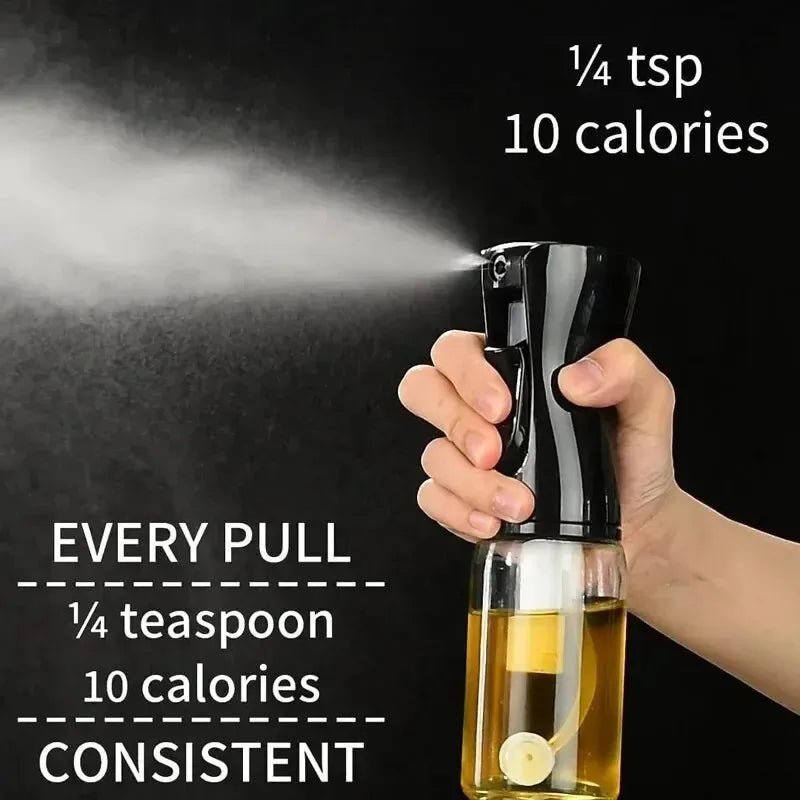 Pulverizador de Aceite 200/300/500ml – Botella Reutilizable para Cocina, Freidora de Aire y Aderezos - Homanage